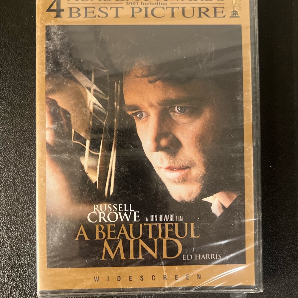 A Beautiful Mind (DVD, 2001, Widescreen) New Sealed